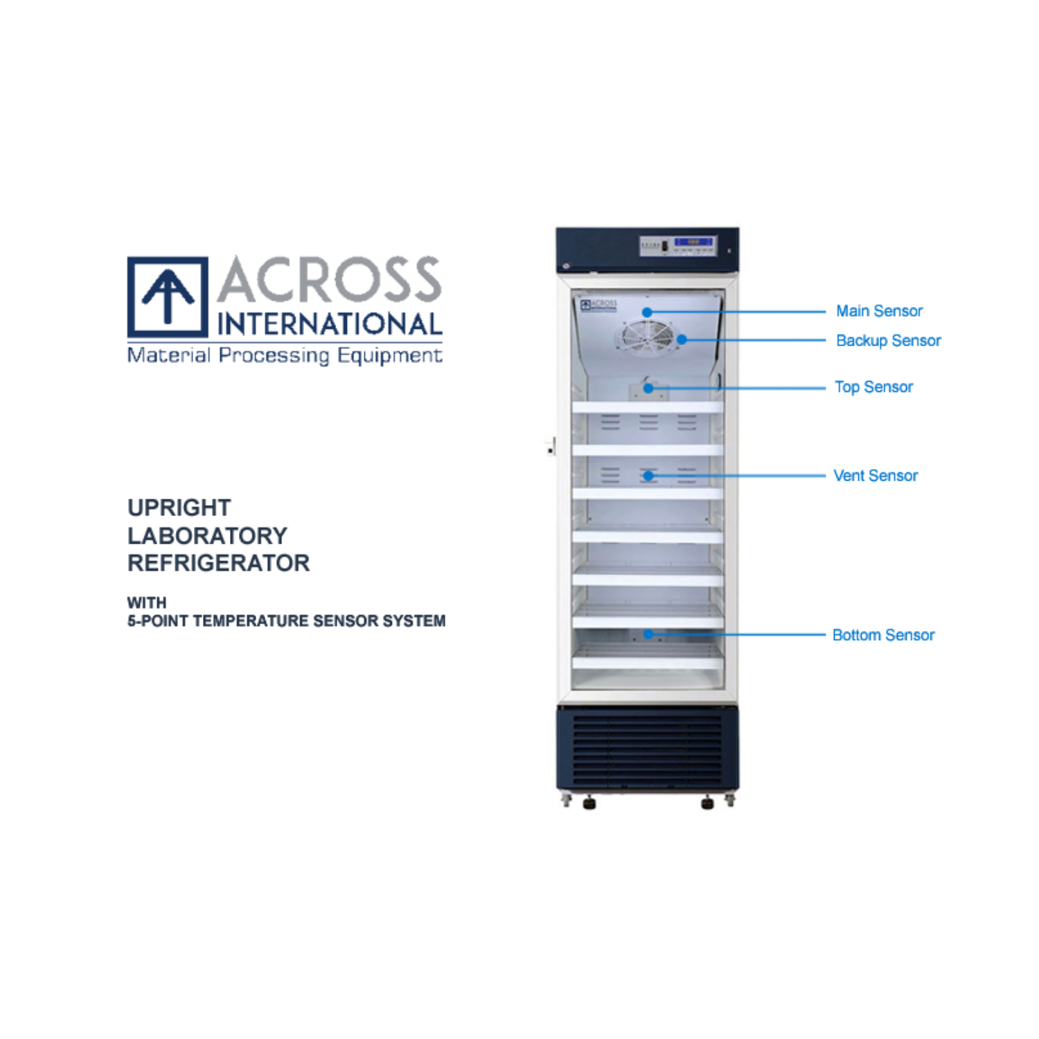 2C to 8C Vaccine Refrigerator USB Data logger 14 CF Lab Drug Storage